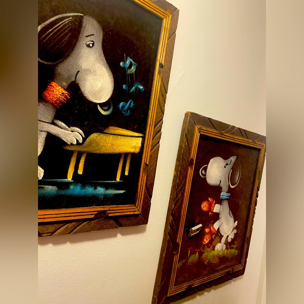 Classic Snoopy character-2 picture set (over 20 years old) - Picture 4 of 4